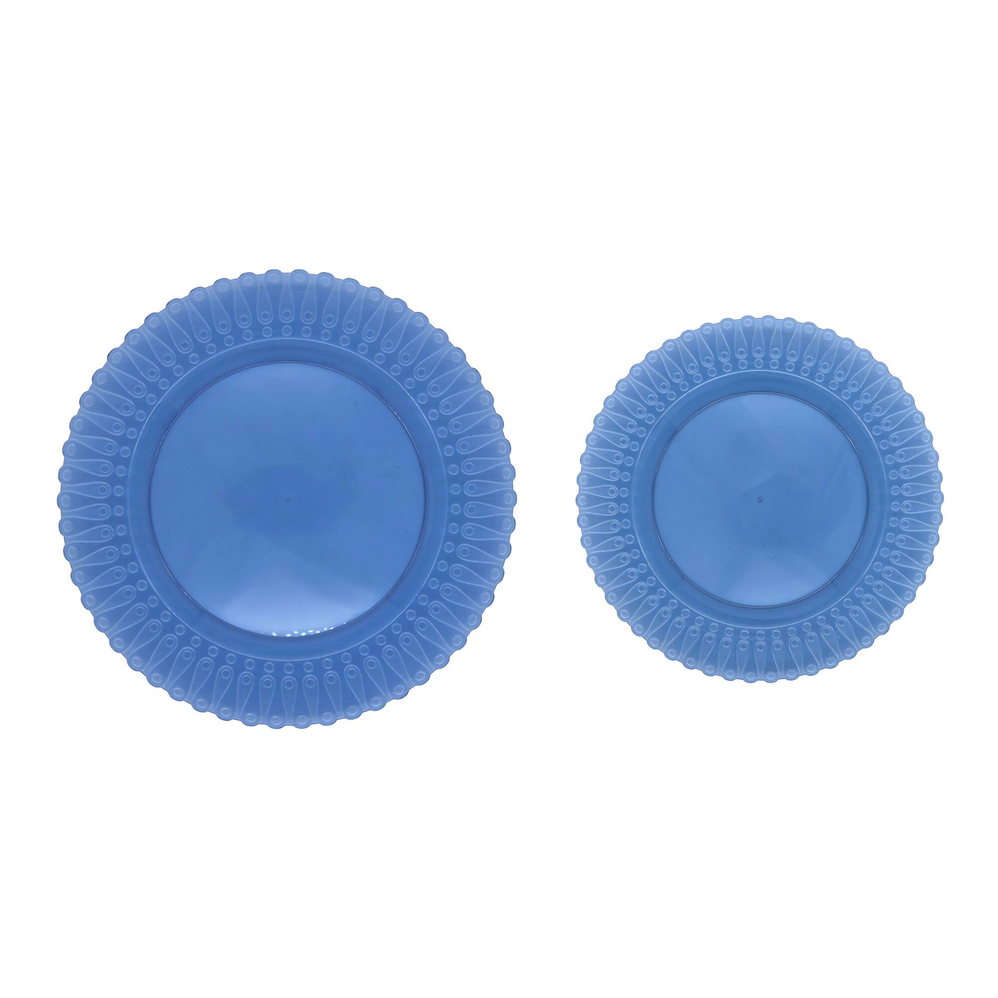 Jonathan Adler x Michaels Blue Plastic Plates Set